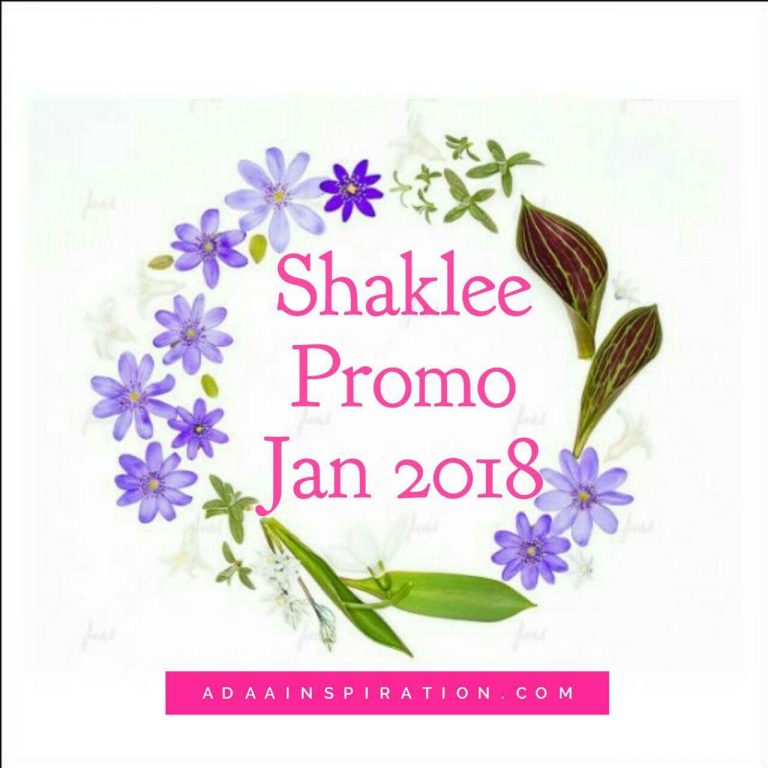 Promosi Shaklee Januari 2018