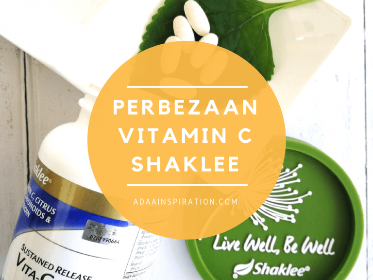 Perbezaan Vitamin C Shaklee